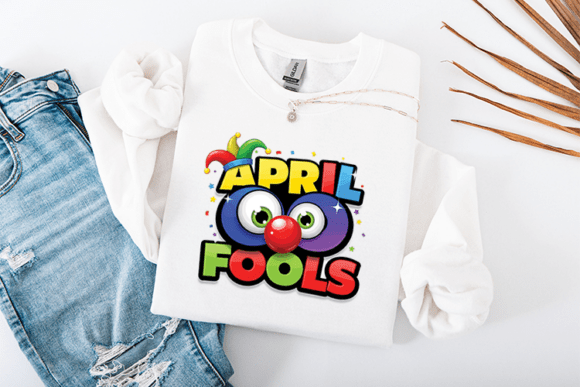 April Fools Cute Cartoon Funny Design: A Playful Asset for Creators