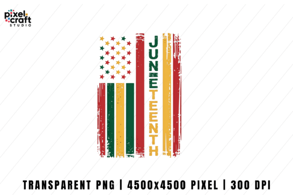 Celebrate Freedom: Using the Juneteenth Flag Vintage PNG Design