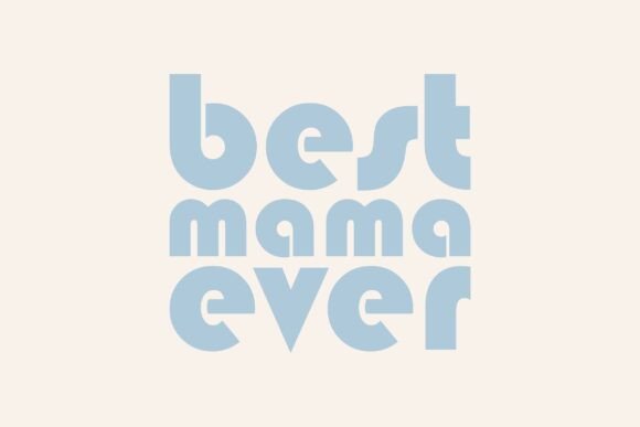 Celebrate Mom: Retro Best Mama Ever SVG T-Shirt Design