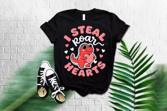 Design That Captures the Heart: The 'I STEAL HEART' T-Shirt File