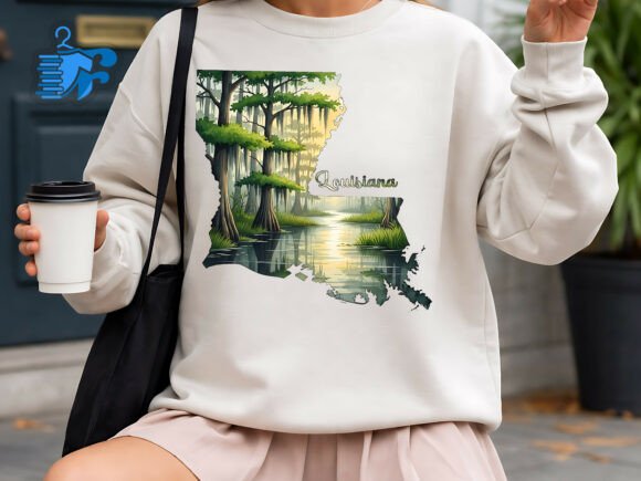 Embrace the Swamp: The Louisiana Bayou Nature Shirt Design