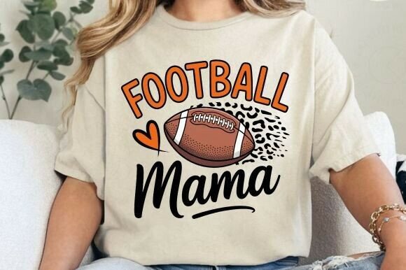 Game Day Graphics: Styling Your Football Mama PNG