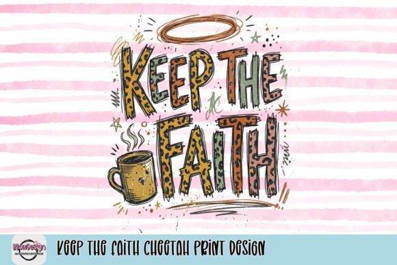 Keep the Faith Cheetah Print Design: A Rustic Touch of Inspiration