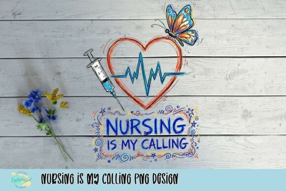 Nursing is My Calling: A PNG Design That Honors Healthcare Heroes