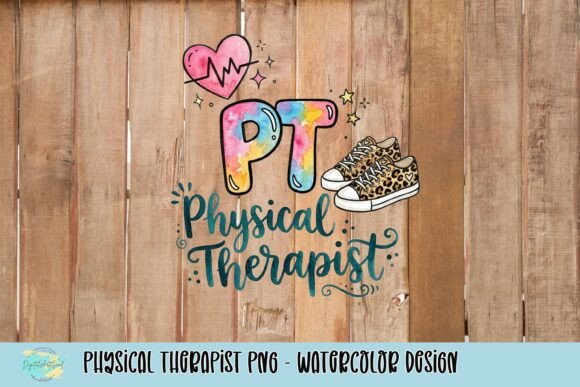 Physical Therapist PNG - Watercolor Design: A Vibrant Tribute